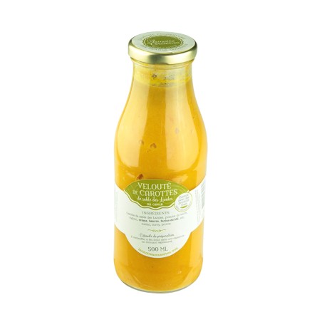 VELOUTE DE CAROTTES DES LANDES AU CUMIN BOUTEILLE DE 500ML